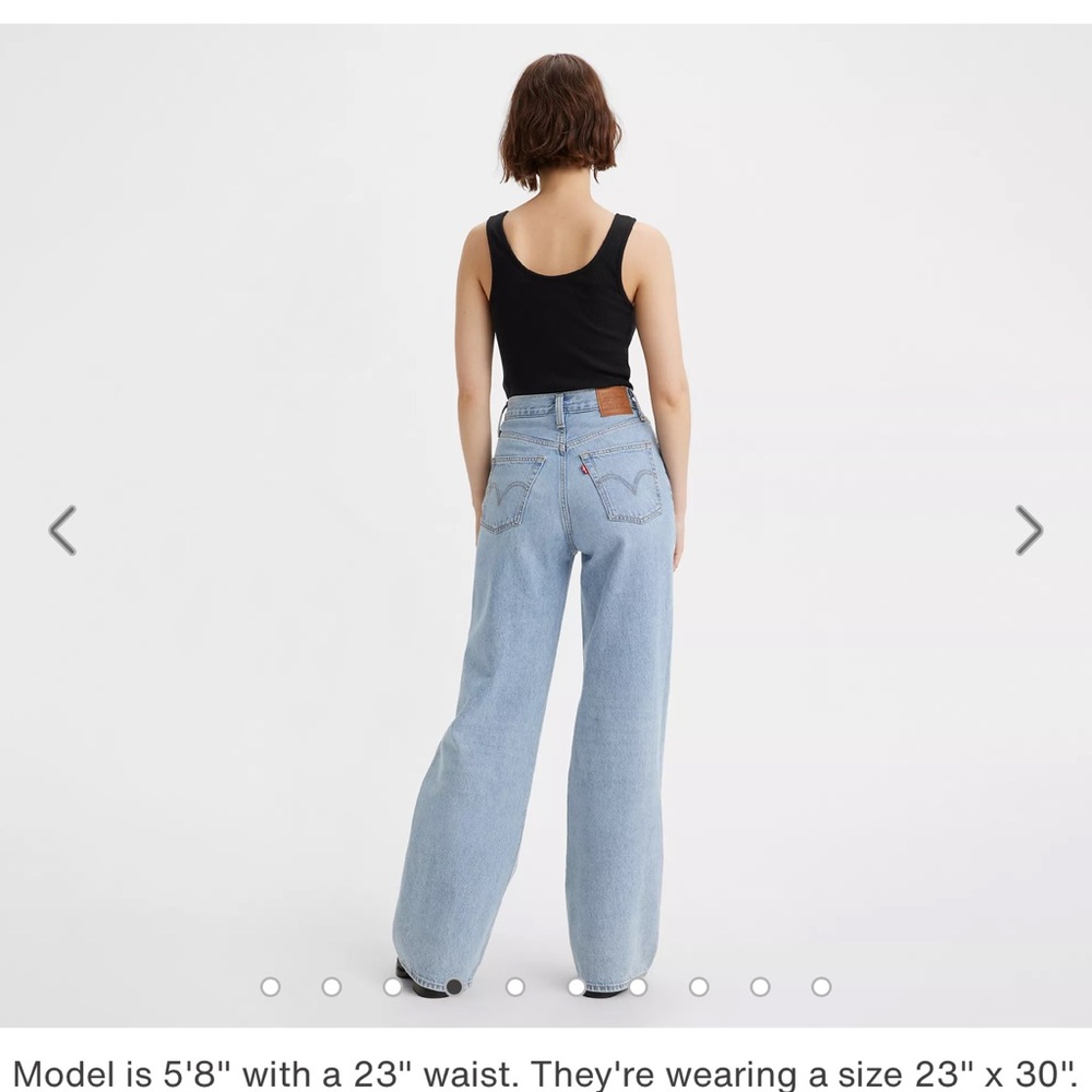 NWT LEVIS RIBCAGE WIDE LEG WOMEN'S JEANS - Size 26